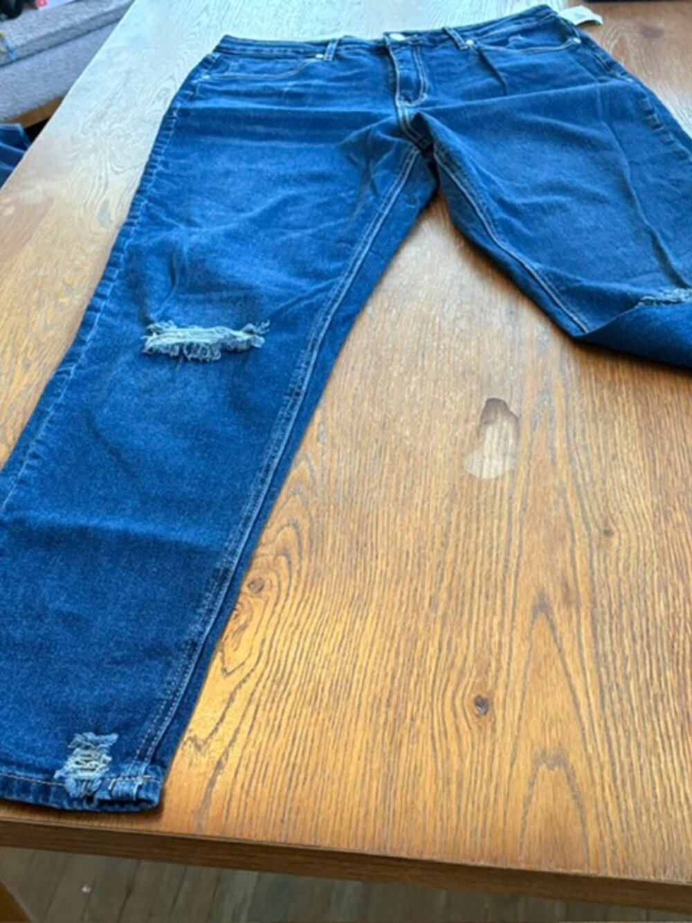 BP blue dark wash denim jean